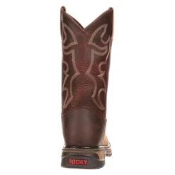 Men's Rocky 11" Original Ride Round Toe Boots -Boots Shoes Shop 4 650 rocky 11 original ride round toe aztec crazy horse bridle brown