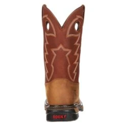 Men's Rocky 11" Original Ride Waterproof Boots -Boots Shoes Shop 4 650 rocky 11 original ride waterproof tan ochre