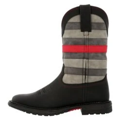 Women's Rocky Red Line Western Boots -Boots Shoes Shop 4 650 rocky red line western boots black1