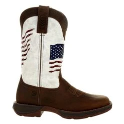 Women's Durango Lady Rebel Distressed Flag Embroidery Western Boots -Boots Shoes Shop 5 650 durango lady rebel distressed flag embroidery western boots bay brown white