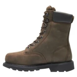 Men's Wolverine 8" McKay Steel Toe Waterproof Boots -Boots Shoes Shop 5 650 wolverine 8 mckay steel toe waterproof brown