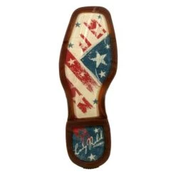 Women's Durango Lady Rebel Distressed Flag Embroidery Western Boots -Boots Shoes Shop 6 650 durango lady rebel distressed flag embroidery western boots bay brown white