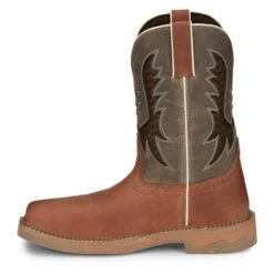 Men's Justin Original Work Boots 11" Square Toe -Boots Shoes Shop 6 650 justin original work boots 11 square toe bolt redwood