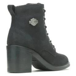 Women's Harley Davidson Footwear Corby Lace Side-Zip Boots -Boots Shoes Shop 8 650 harley davidson footwear corby lace side zip boots black