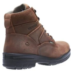 Men's Wolverine 6" Leather Durashocks Work Boots -Boots Shoes Shop 8 650 wolverine 6 leather durashocks work canyon
